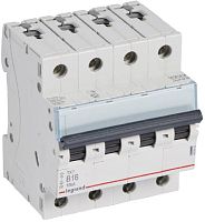 Выключатель автоматический Legrand TX3 6000 4п 16А B 10кА картинка